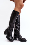 Women's Insulated Boots On Heel Black Theisen