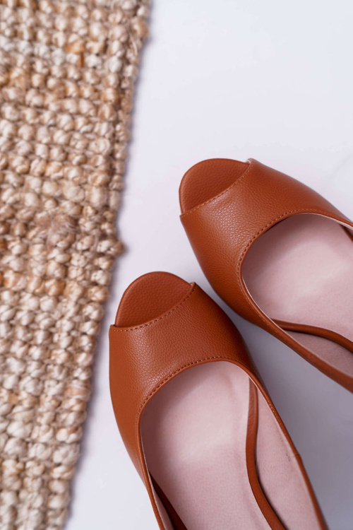 Platform Heeled Women's Sandals Camel Lorajn