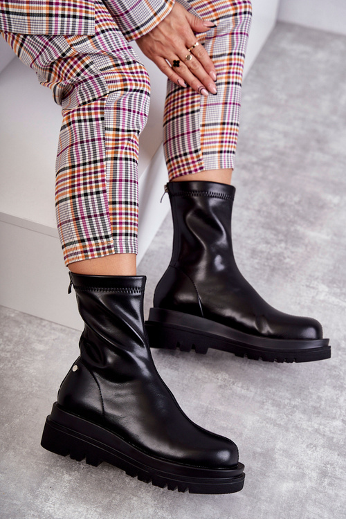 High Warm Boots GOE KK2N4054 Black