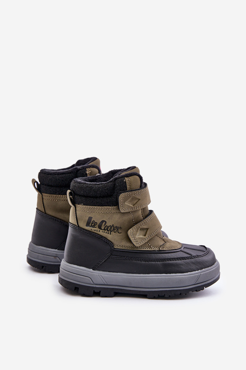 Insulated Snow Boots for Boys Lee Cooper LCJ-23-01-2058 Green