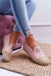 Espadryle Damskie Cross Jeans Różowe DD2R4048