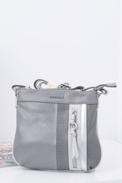 Women's Handbag Grey Shoulder Monnari Letter Bag
