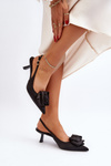 Black Pumps With Ornament Ozena