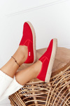 Espadrilles On A Braided Sole Big Star HDD274018 Red