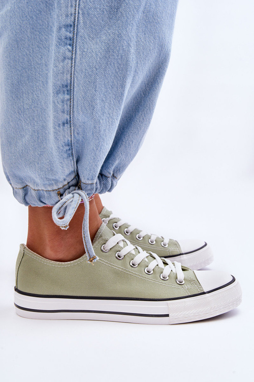 Classic Low Women's Sneakers Light green Vegas