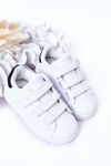 Children's Sports Shoes With Velcro White-Black Fifi
