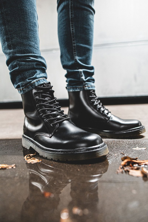 Men's Leather Trappers Big Star Black EE174268