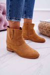 Women's Boots On Anchor Camel Evana