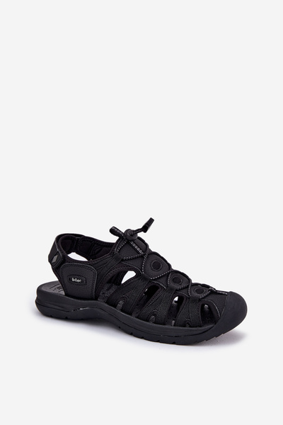 Męskie Sandały Sportowe Lee Cooper Czarne LCW-24-03-2313M