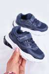 Sportowe Buty Dziecięce Młodzieżowe Granatowe ABCKIDS B933204077