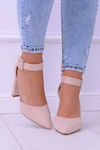 Women's Suede Stiletto pumps Beige Harinta