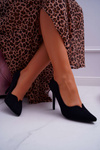 Suede Stilettos S.Barski L65-1 Black