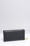 Large Ladies' Black Wallet with Pocket