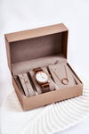 GG Luxe Rose Gold Watch And Jewelry Set