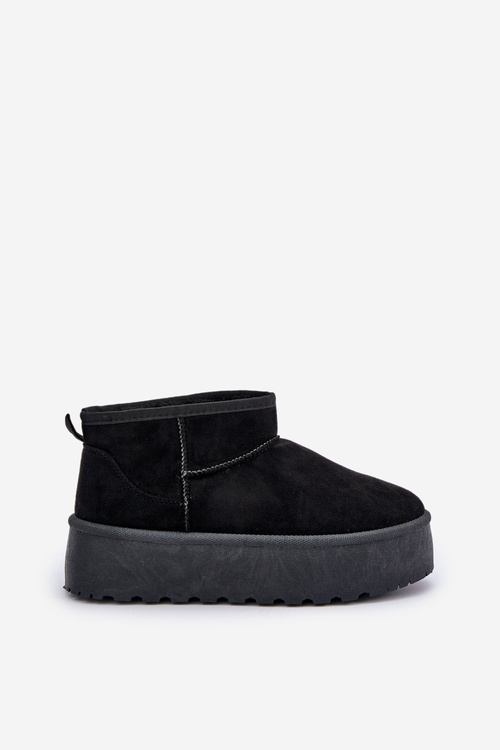 Women's Snow Boots On Platform Black Ninala