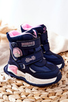 Children's Insulated Snow Boots Navy Nemi