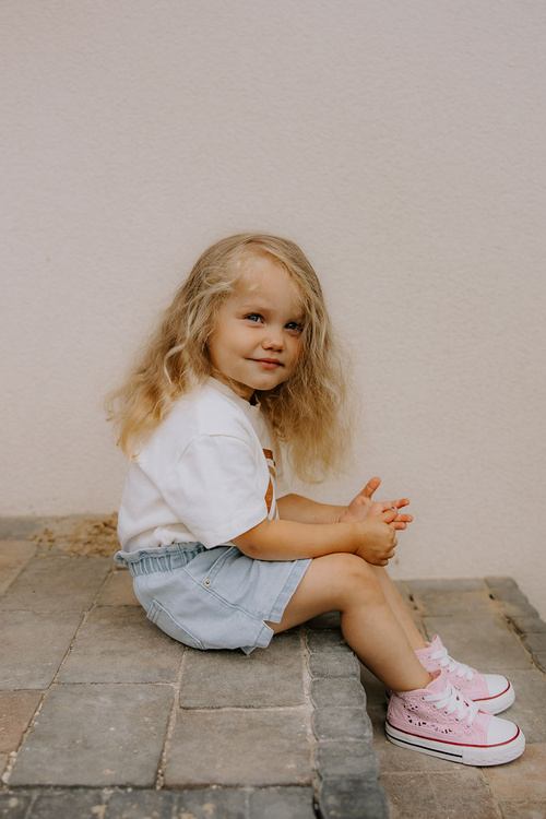 Dětské vysoké tenisky Pink Mona