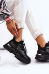 Women's Sock Slip-On Sports Shoes Black Berna
