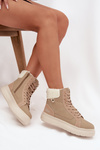 Women's Winter Shoes with Fur Lee Cooper LCJ-25-01-3736 Beige