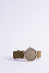 Women's Watch Ernest Manon Suede Olive Gold