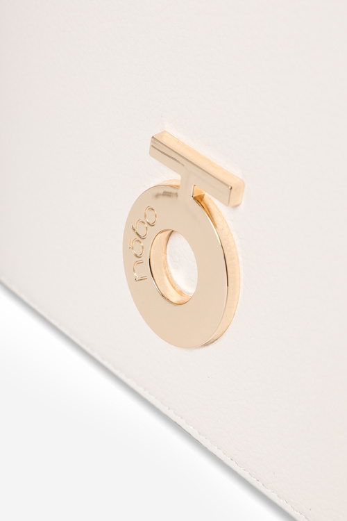 Torebka Eko Skórzana Damska Jasnobeżowa NOBO BAGP310-K001