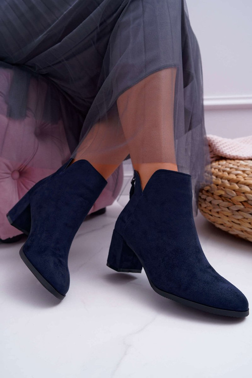 Women's Stiletto Boots Suede Mimosa Blue