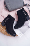 Women's Flat Heel Boots Black Tristram