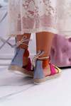 Women's Platform Suede Sandals Multicolored Ergola