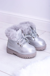 Silver Warmed Children's Booties Trappers Phobos