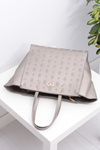 Women's Large Grey Gold Nobo Bag