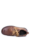 Men's Leather Booties Warmed Boots Boots Brown Felgado Boots.
