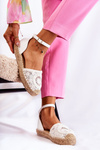 Women's Sandals Openwork Espadrilles White Murillo