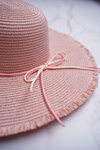 Women's Straw Hat Pink La Madrid