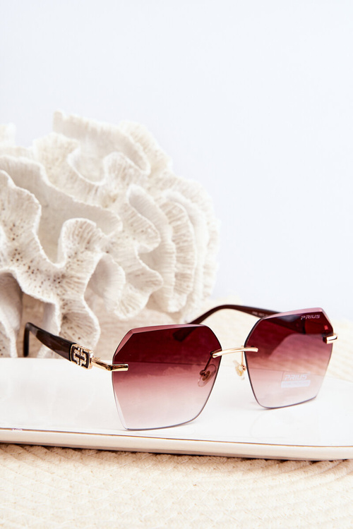 Okulary Przeciwsłoneczne Z Filtrem UV Damskie UV400 Brązowe