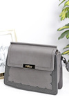 Women's Handbag Grey Listono with Zircons