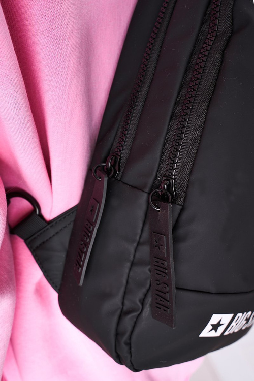 Small Sports Crossbody Backpack Big Star HH574108 Black