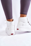 Women's High Sneakers Cross Jeans KK2R4028C White