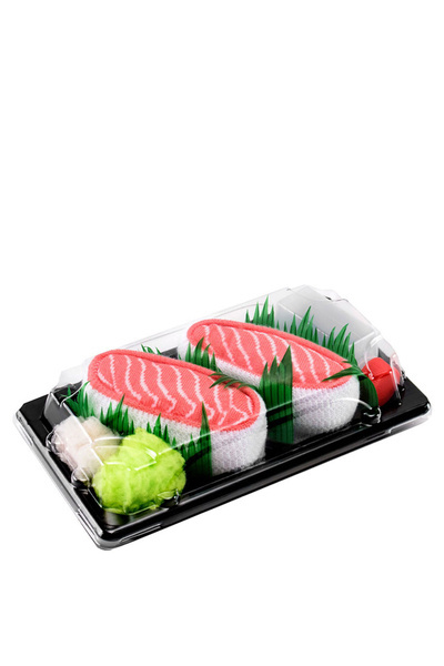 Rainbow Socks Sushi 1 Pair Salmon