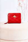 Women's Small Wallet With Ornament Red Sanchos