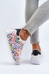 Sneakersy Damskie Serca Białe Claral LA263P