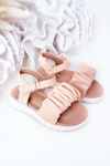Children's Velcro Sandals Pink Aimy