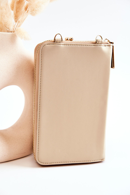 Elegant Purse Wallet 2in1 Monnari ETUA050-0023 Beige-Gold