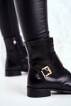Women’s Leather Boots Black Nicole 2591