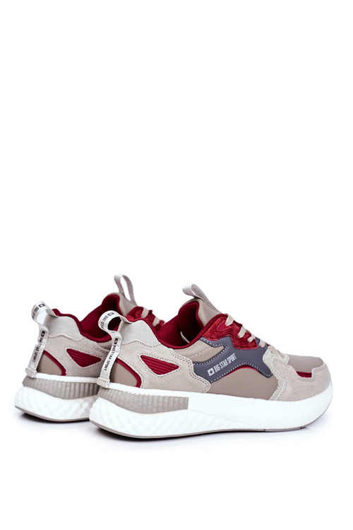 Men's Sport Shoes Big Star Grey Burgund GG174463