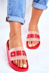 Women's Slippers Big Star FF274A202 Red