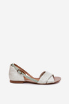 Leather Flat Sandals Maciejka 04614-46 Mint