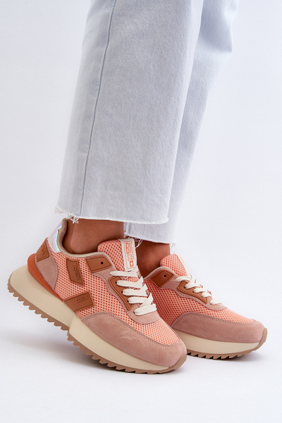 Sneakersy Damskie Pomarańczowe Big Star NN274976