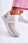 Classic Women's Tied Sports Shoes White Elenes