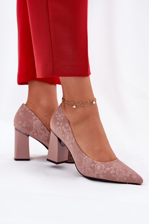 Elegant Heels On A Heel In Pink Vinceza 62223 Pink