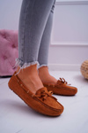 Women's Suede Camel Moccasins S.Barski Gustoben